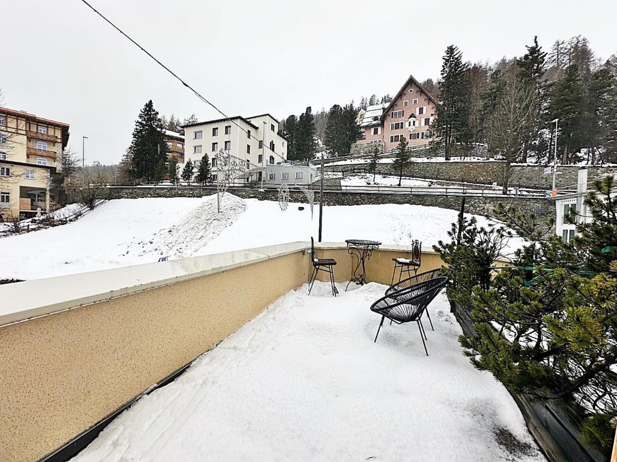 Kleines Juwel, Zentral, Mit Garage Und Pool - Cb102 Apartment St. Moritz Exterior foto